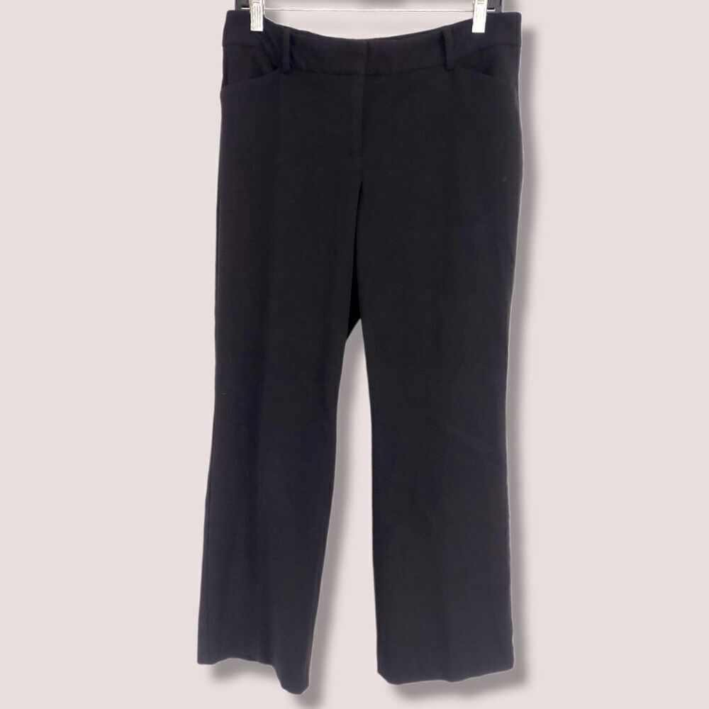 Talbots Black Pants Sz 10P Dressy Business Darkacademia Goth Professor Corpcore